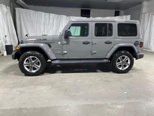 Gray 2021 Jeep Wrangler Unlimited Sahara