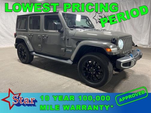 Sting Gray Clearcoat 2023 Jeep Wrangler 4xe Sahara