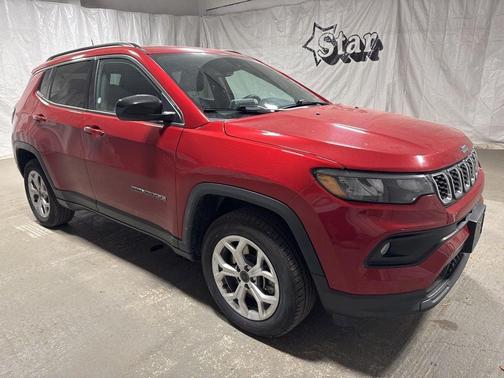 Red 2025 Jeep Compass Latitude