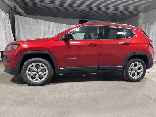 Red 2025 Jeep Compass Latitude