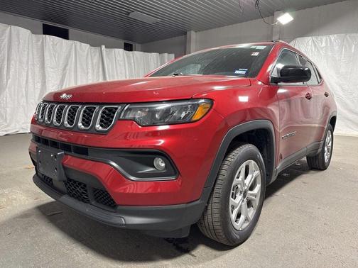 Red 2025 Jeep Compass Latitude