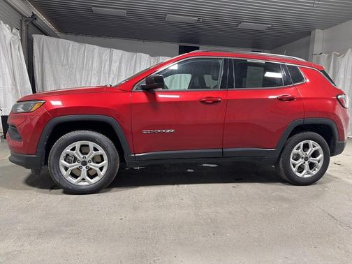 Red 2025 Jeep Compass Latitude