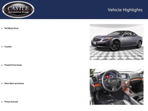 2009 INFINITI G37x Base