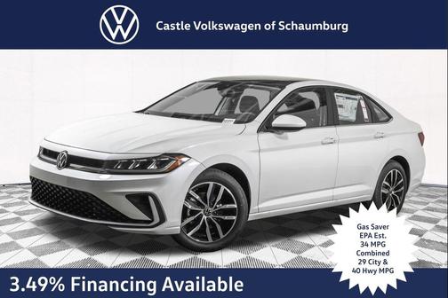 Opal White Pearl 2026 Volkswagen Jetta 1.4T SE
