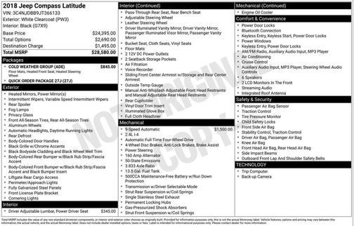 2018 Jeep Compass Latitude