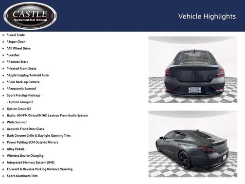 2023 Genesis G70 2.0T AWD