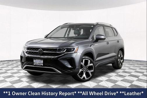 Platinum Gray Metallic 2023 Volkswagen Taos 1.5T SEL