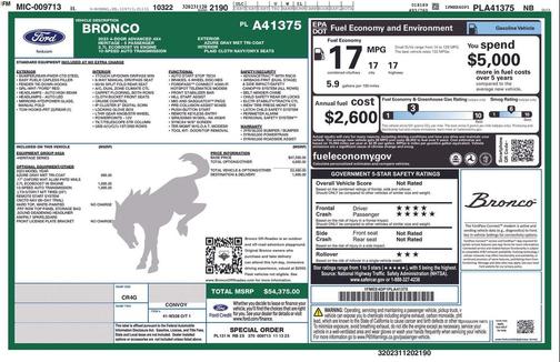 2023 Ford Bronco Heritage Edition