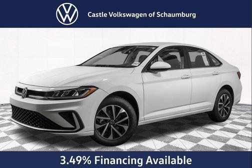 Pure White 2026 Volkswagen Jetta 1.4T S