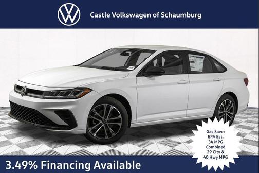 Pure White 2026 Volkswagen Jetta 1.4T S