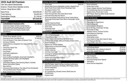 2022 Audi Q5 40 Premium