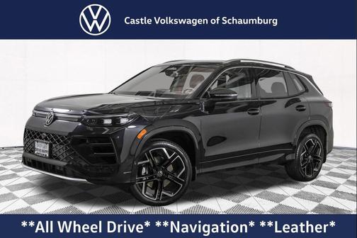 deep black pearl 2026 Volkswagen Tiguan 2.0T SEL R-Line 4MOTION