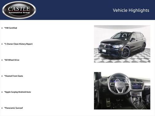 2022 Volkswagen Tiguan 2.0T SE R-Line Black