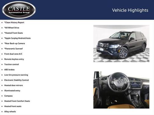 2019 Volkswagen Tiguan 2.0T SE 4MOTION