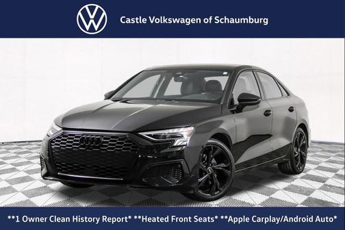 Mythos Black Metallic 2023 Audi A3 Premium