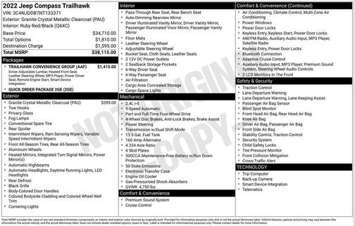 2022 Jeep Compass Trailhawk