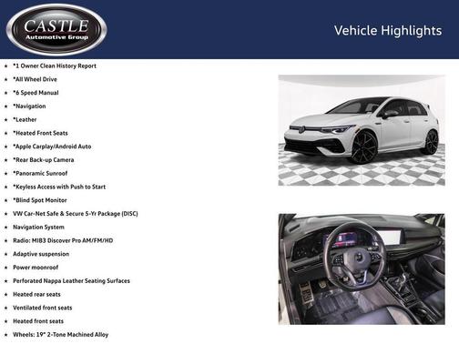 2023 Volkswagen Golf R 2.0T Manual