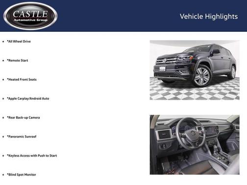 2019 Volkswagen Atlas 3.6L SEL