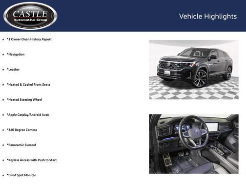 Deep Black 2024 Volkswagen Atlas Cross Sport 2.0T SEL Premium