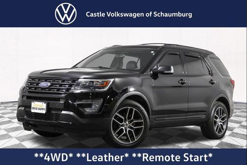 SHADOW BLACK 2017 Ford Explorer sport