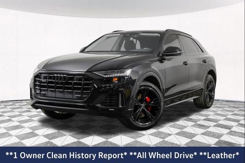 Mythos Black Metallic 2023 Audi Q8 55 Premium
