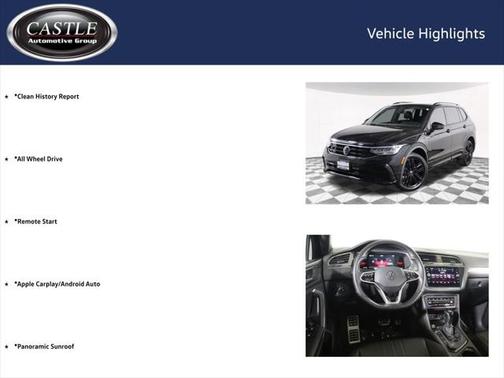 2022 Volkswagen Tiguan 2.0T SE R-Line Black 4MOTION