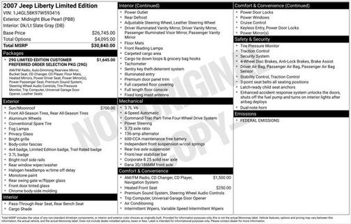 2007 Jeep Liberty Limited