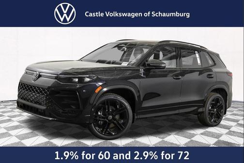 deep black pearl 2026 Volkswagen Tiguan 2.0T SE R-Line Black 4MOTION