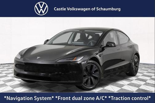 Black 2025 Tesla Model 3 Long Range