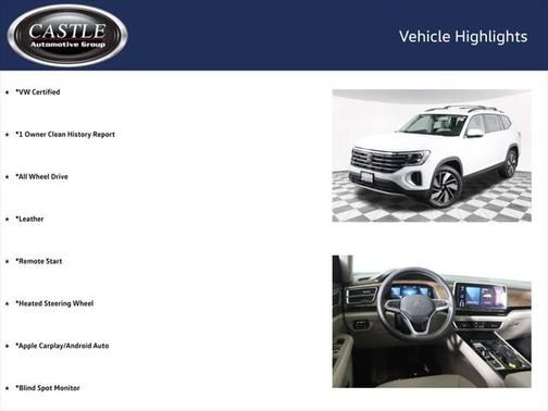 2024 Volkswagen Atlas 2.0T SE w/Technology 4MOTION