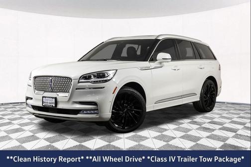 PRISTINE WHITE MET 3C 2022 Lincoln Aviator Reserve AWD