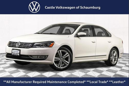Candy White 2015 Volkswagen Passat 2.0L TDI DSG SEL Premium