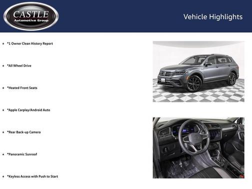 2022 Volkswagen Tiguan 2.0T SE 4MOTION