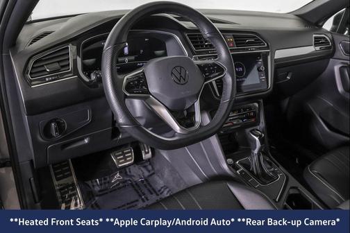 Silver Metallic 2023 Volkswagen Tiguan 2.0T SE R-Line Black