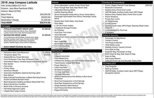 2018 Jeep Compass Latitude