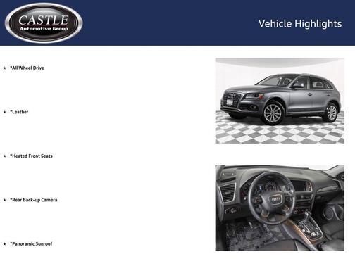 Gray 2015 Audi Q5 2.0T Premium Plus