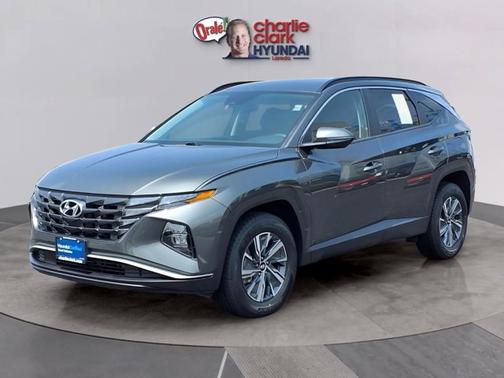 Gray 2023 Hyundai TUCSON Hybrid Blue