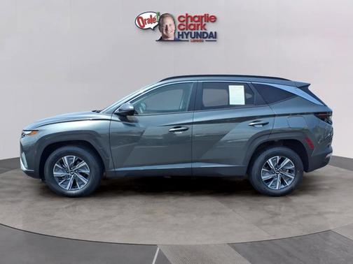 Gray 2023 Hyundai TUCSON Hybrid Blue
