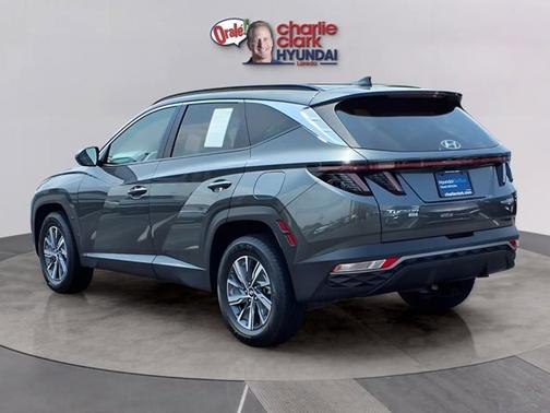 Gray 2023 Hyundai TUCSON Hybrid Blue