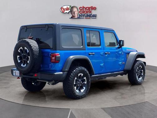 Hydro Blue Pearlcoat 2025 Jeep Wrangler Rubicon