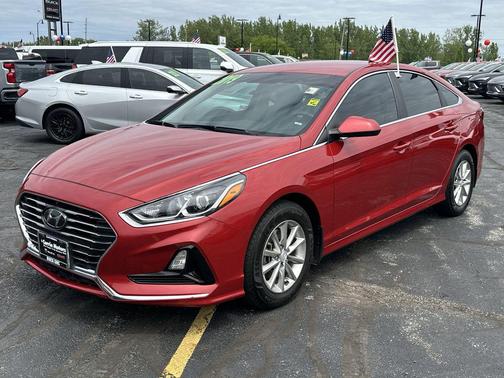 Scarlet Red 2019 Hyundai SONATA SE