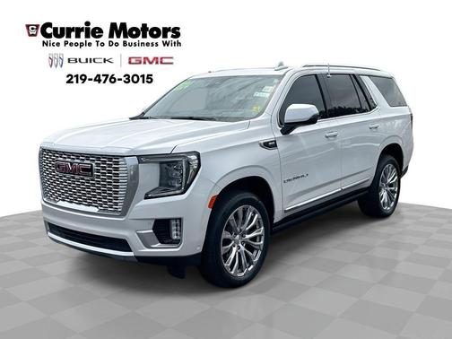 White Frost Tricoat 2024 GMC Yukon Denali