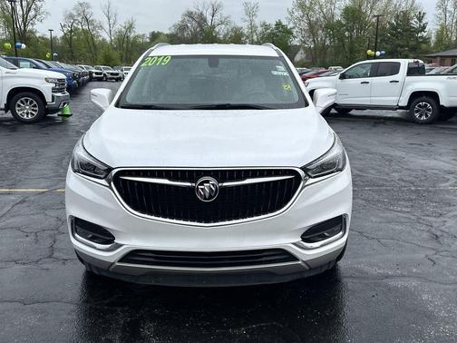 White Frost Tricoat 2019 Buick Enclave Essence