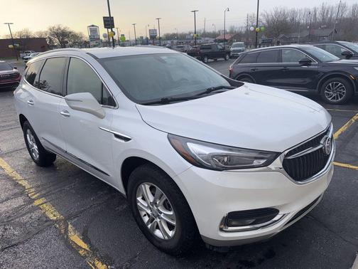 White Frost Tricoat 2019 Buick Enclave Essence
