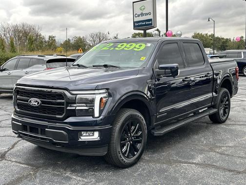 Antimatter Blue Metallic 2024 Ford F-150 Lariat