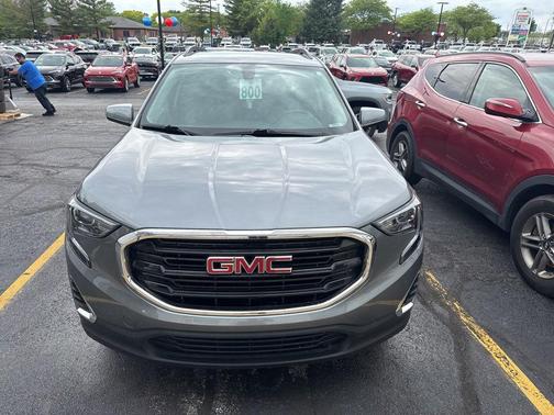Satin Steel Metallic 2019 GMC Terrain SLE