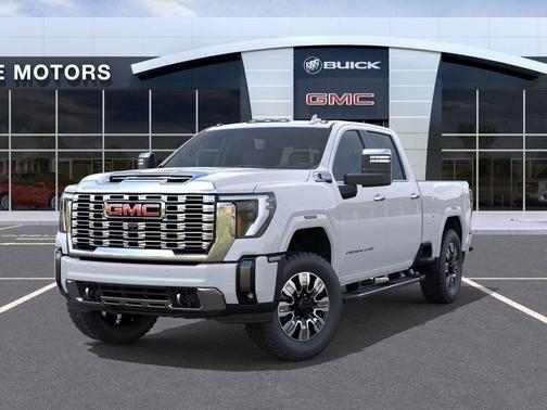 Glacier White Tricoat 2026 GMC Sierra 3500 Denali