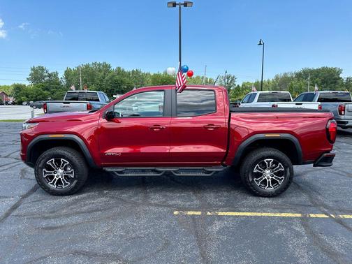Volcanic Red Tintcoat 2025 GMC Canyon AT4