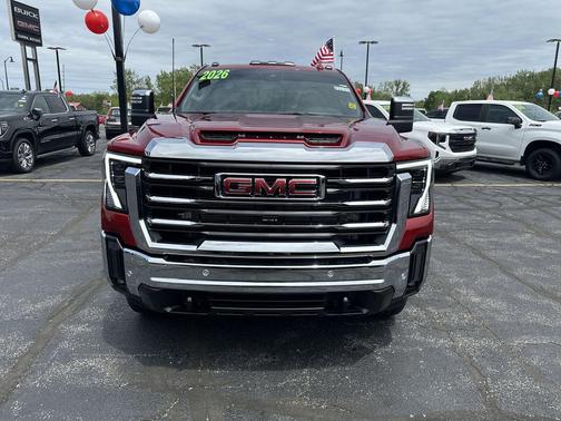Volcanic Red Tintcoat 2026 GMC Sierra 2500 SLT
