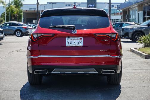 Performance Red Pearl 2025 Acura MDX